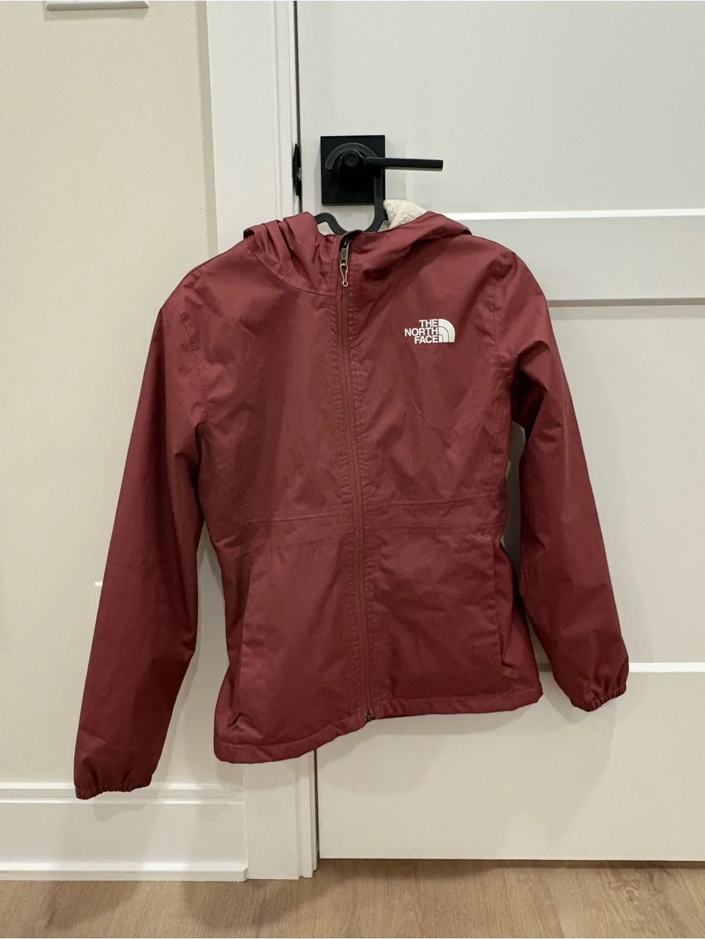 The North Face Kids Maroon Hooded Jacket